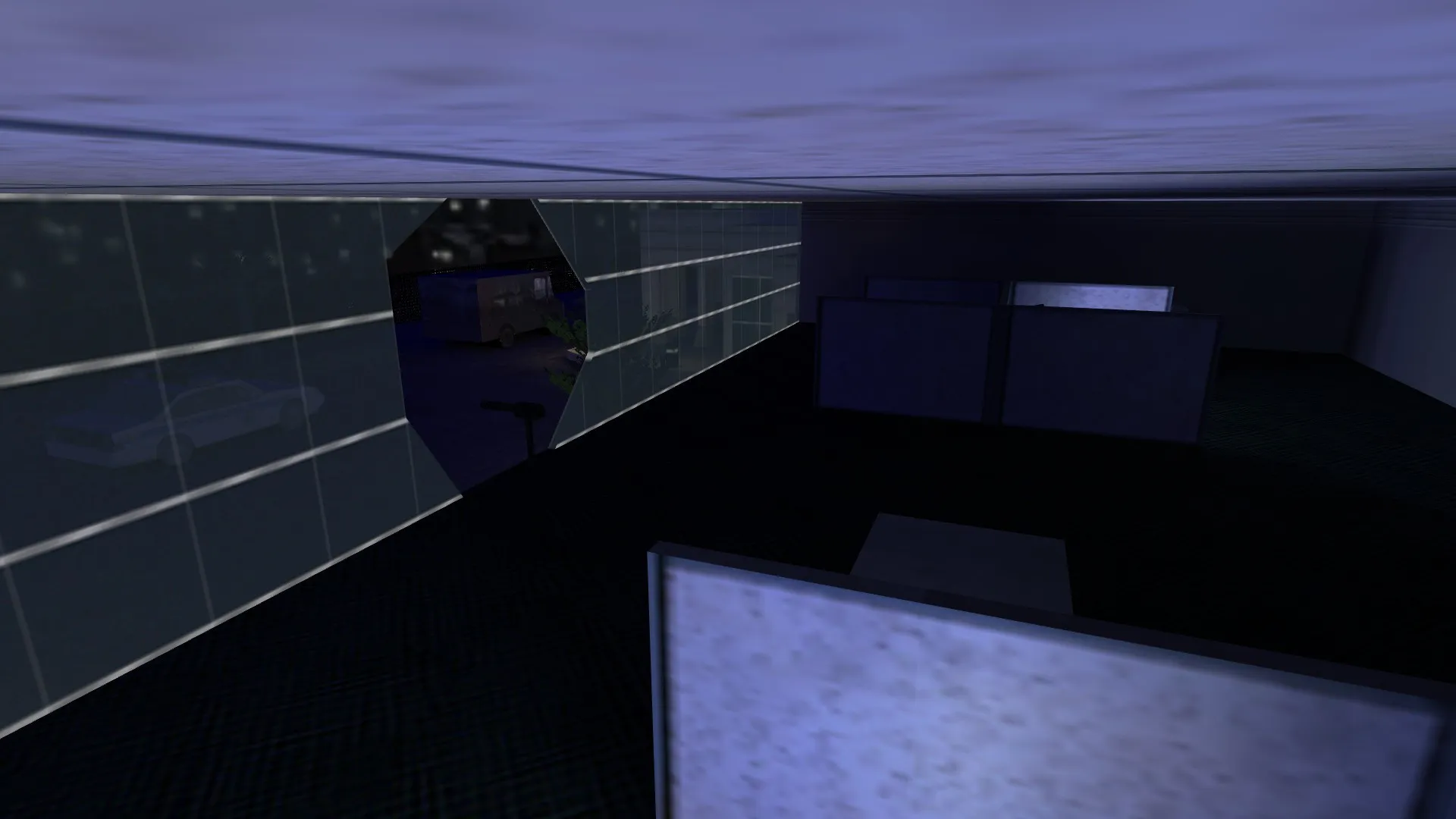 Скриншот  de_cyberdyne CS 1.6: тактика, точки, bots .nav, оптимизация wpoly/epoly