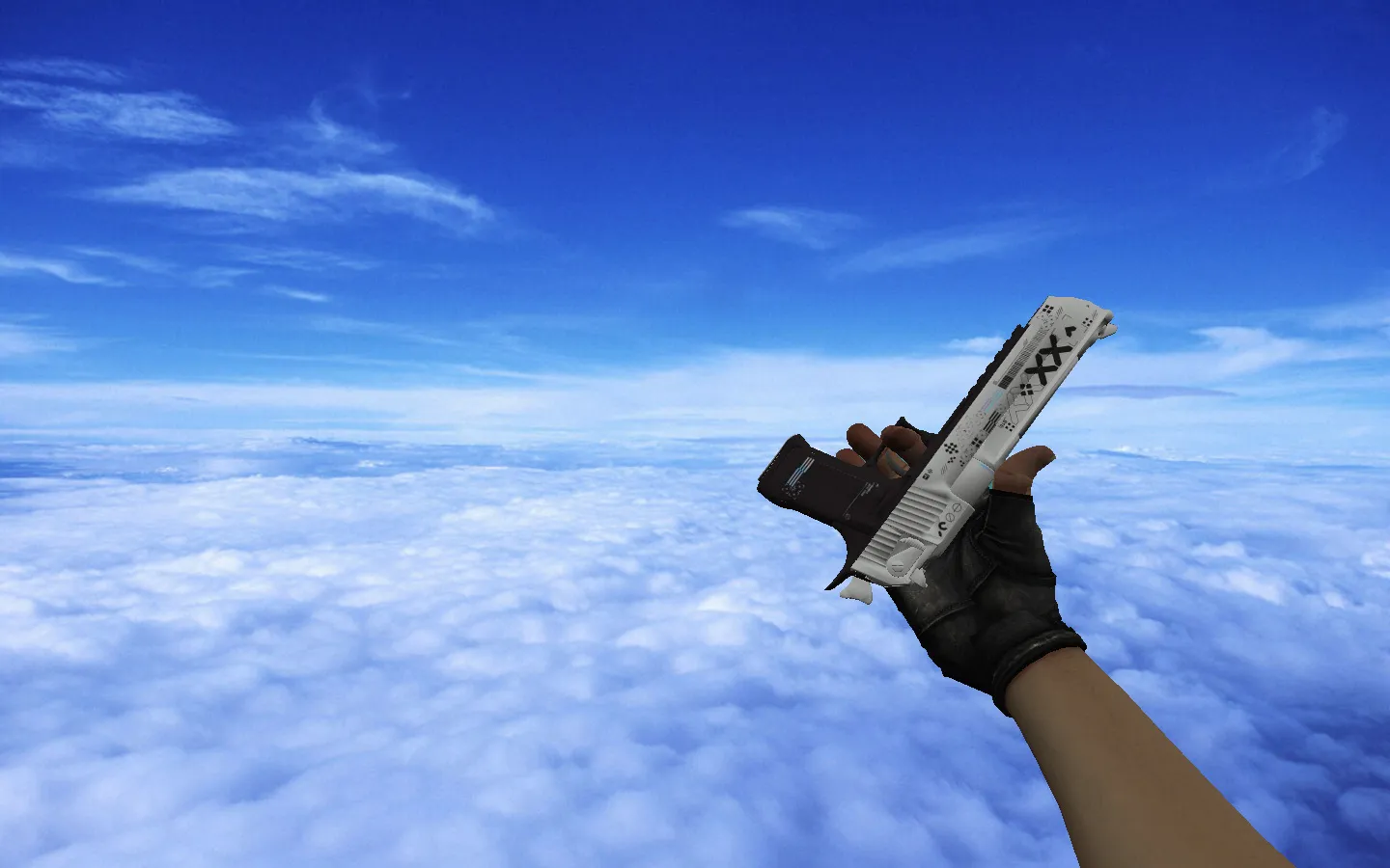 Скриншот Fracture Case пак для CS 1.6: v_/p_/w_ модели, звуки, анимация осмотра и набор скинов оружия