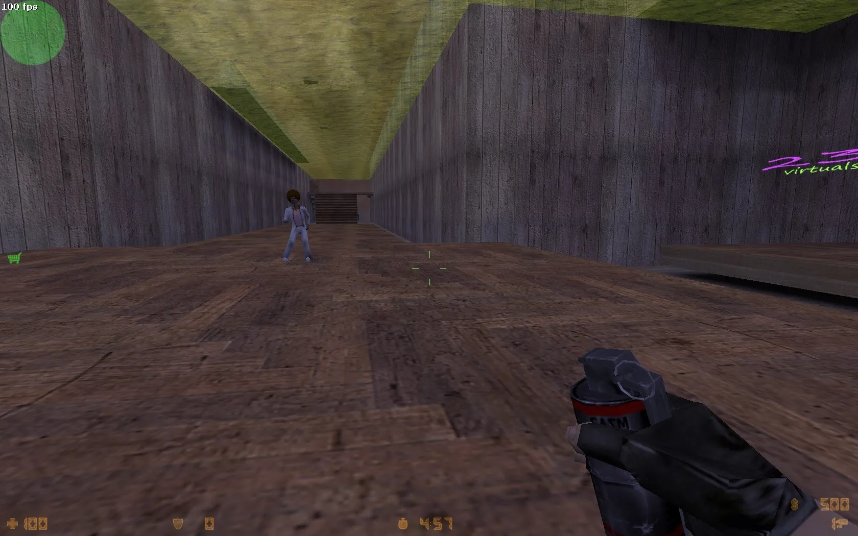 Скриншот  deathrun_virtualstrike_v2 — карта для CS 1.6: точки, маршруты, .nav и оптимизация