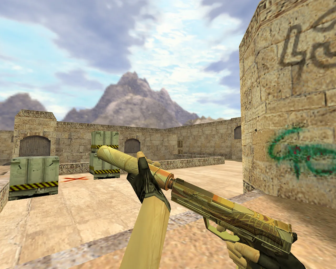 Скриншот Модель USP Золотой дракон для CS 1.6 - максимум качества и стиля