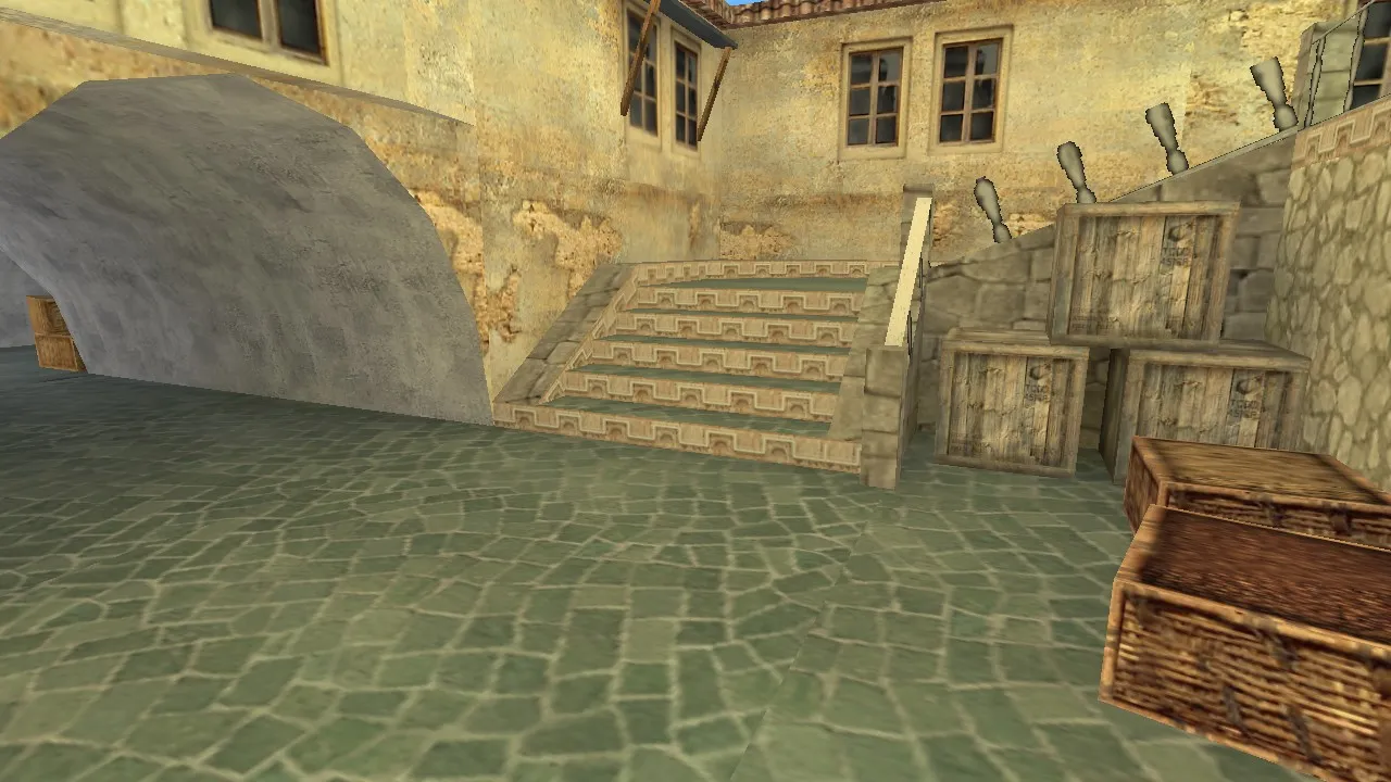 Скриншот Карта de_callipolia для CS 1.6: точки, маршруты, .nav и оптимизация wpoly/epoly