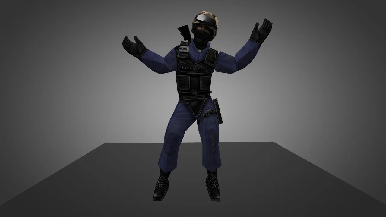 Скриншот  Модель «Gsg9 Gangnam style» для CS 1.6 - Уникальный скин для игроков