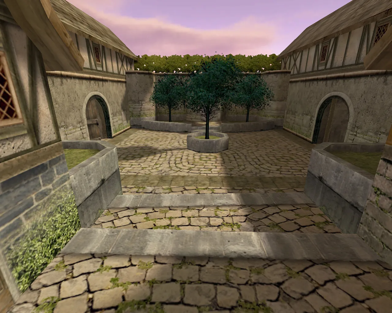 Скриншот  de_colonial для CS 1.6: точки, баланс сторон и оптимизация карты