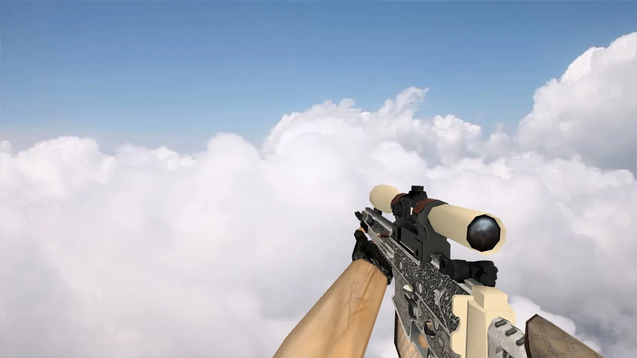 Скриншот Модель SCAR-20 Big Spender для CS 1.6 - Качественные текстуры и звук