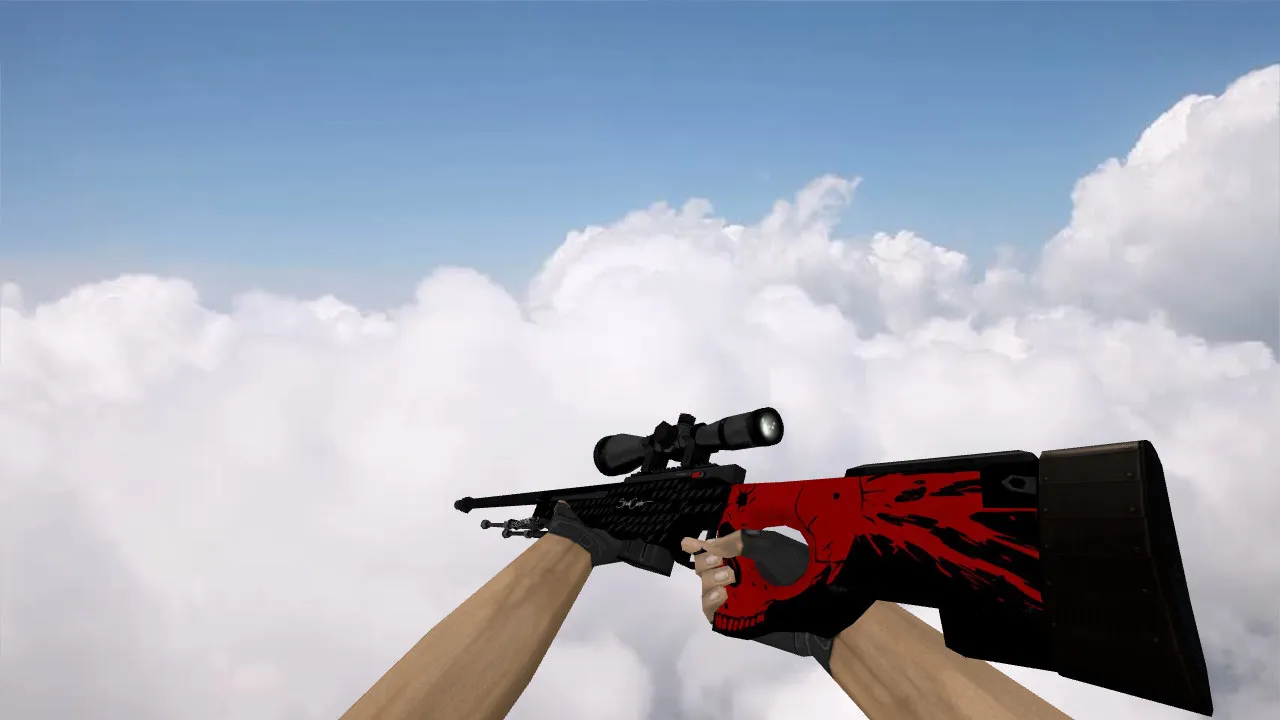 Скриншот Модель AWP Skull Counter для CS 1.6 – Обновите свой арсенал