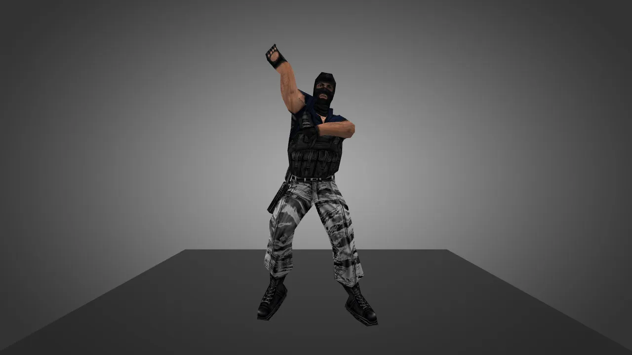 Скриншот Модель «Terror Gangnam Style» для CS 1.6 - Уникальный скин для игроков