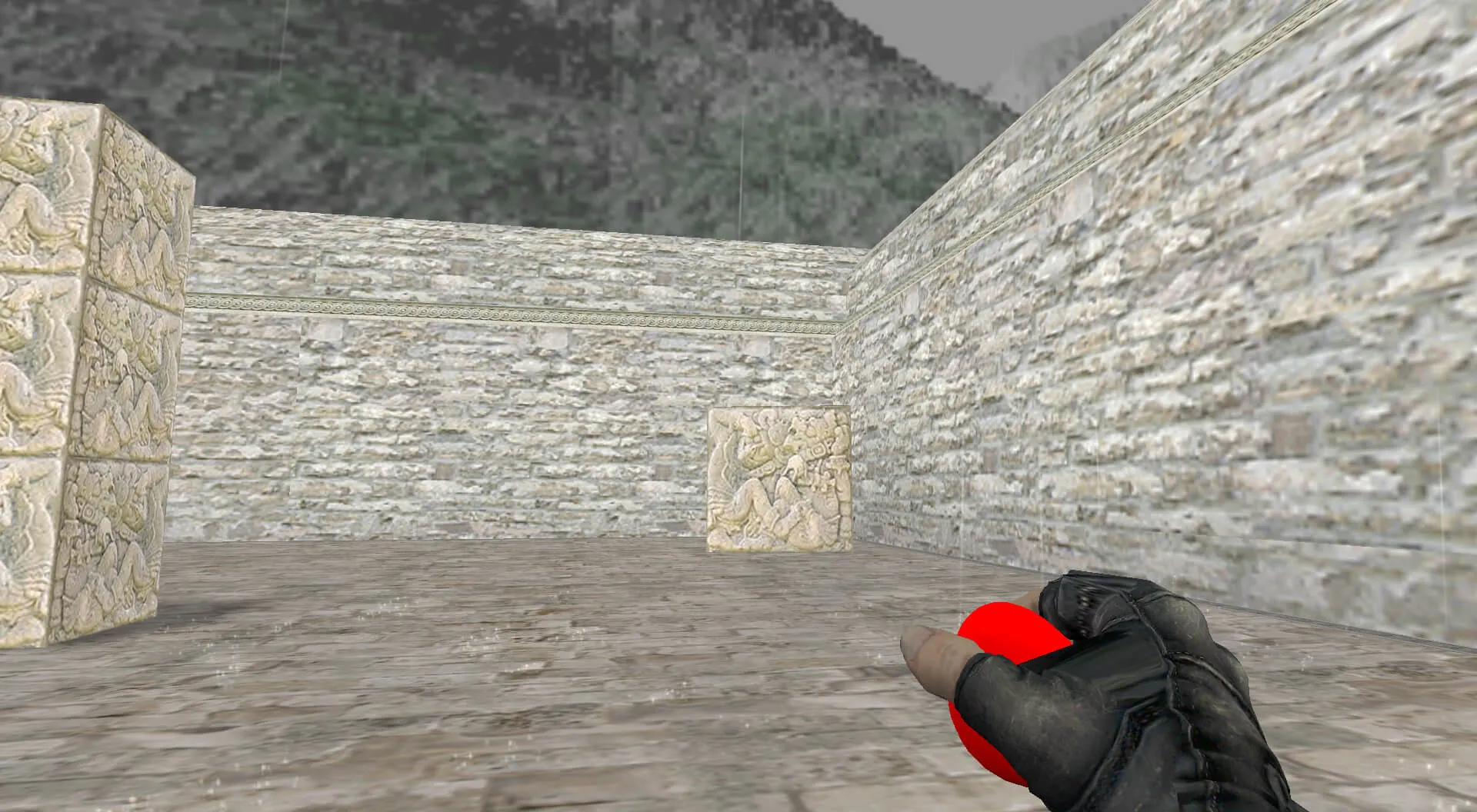 Скриншот v_grenade_peaceegg: модель «Граната Пасхальное яйцо» для CS 1.6 с анимацией осмотра и звуками