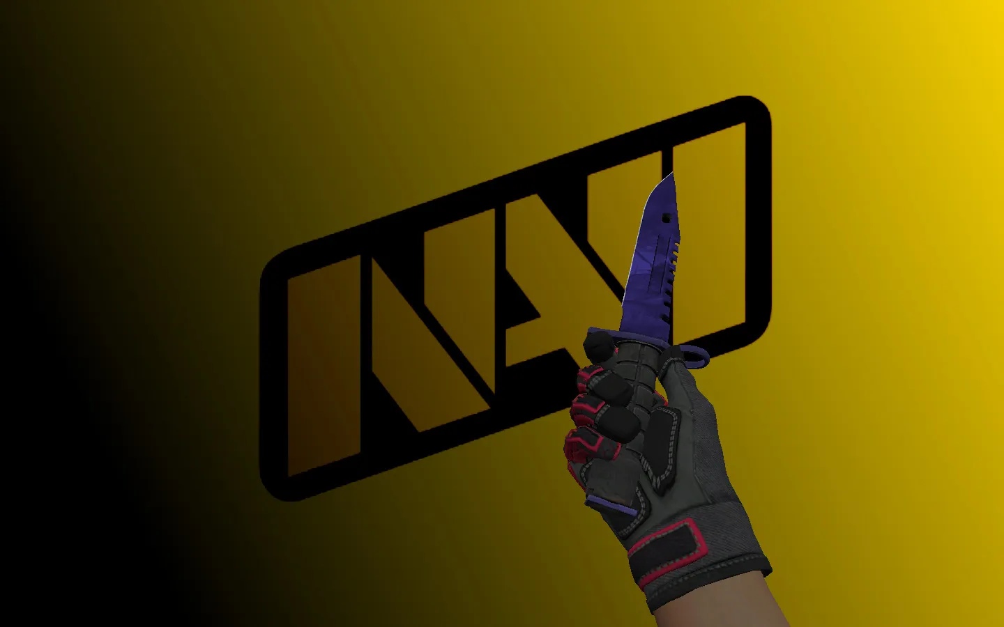 Скриншот  electronic Inventory для CS 1.6: пак моделей оружия и перчаток Natus Vincere Денис electronic, с осмотром и звуками USP-S