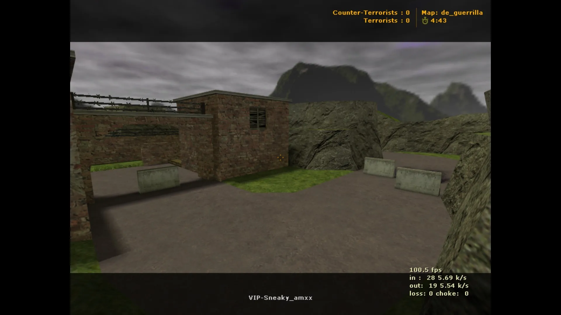 Скриншот  Карта de_guerrilla для CS 1.6: баланс сторон, точки, .nav для ботов, оптимизация wpoly/epoly