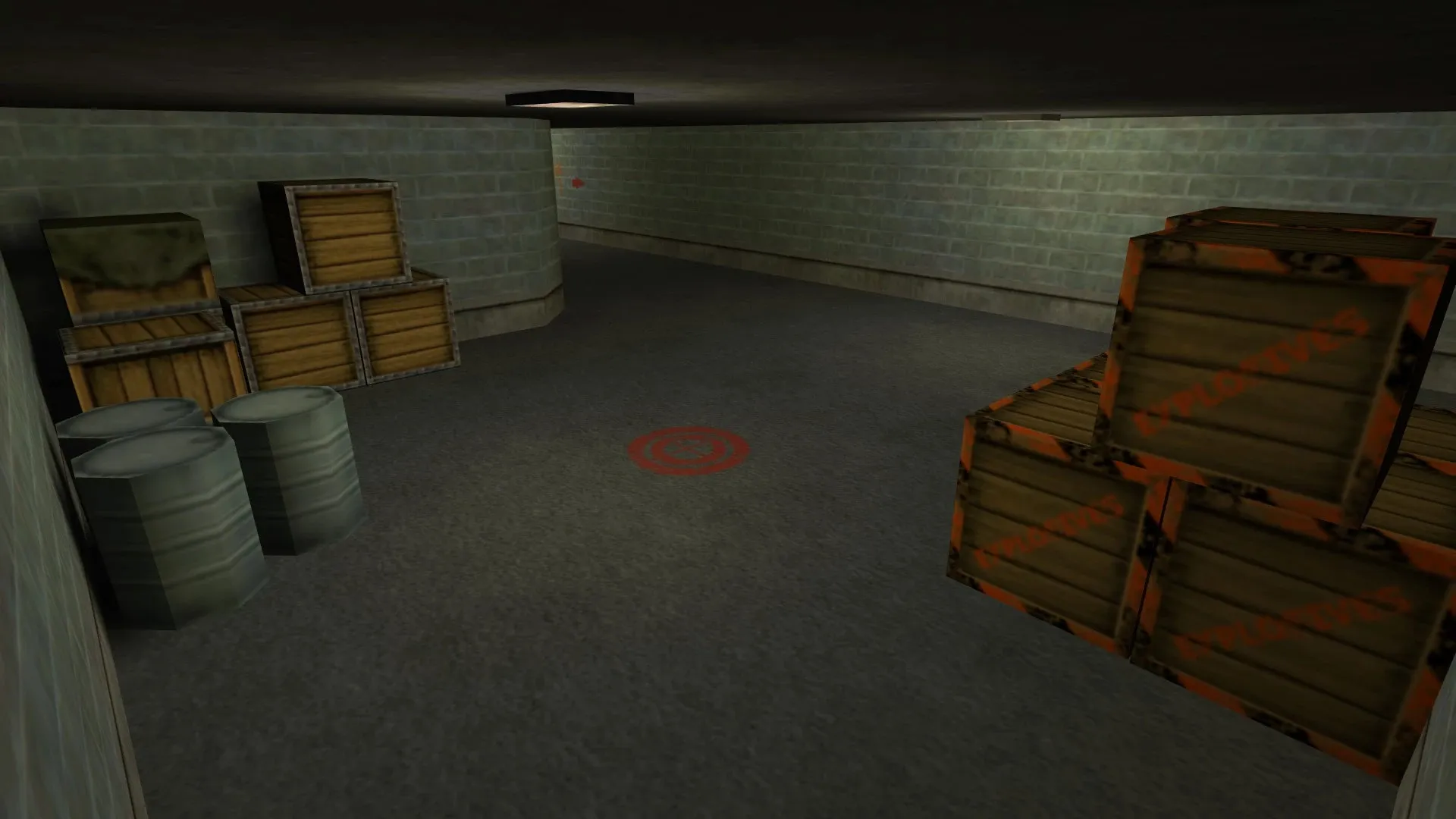 Скриншот  Карта de_ctfotress2 для CS 1.6: точки, маршруты CT/T, оптимизация и запуск без риска