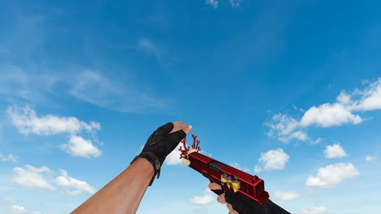Скриншот Christmas Glock для CS 1.6 - Уникальная модель оружия