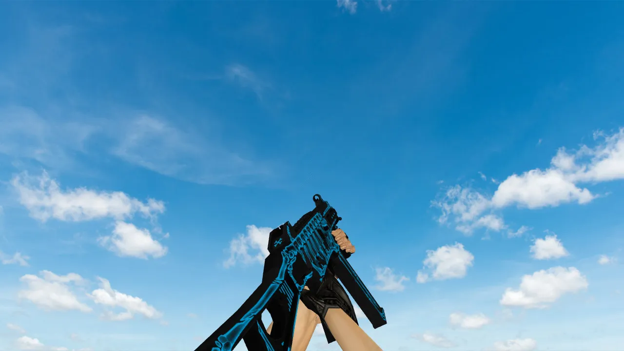 Скриншот Модель UMP-45 «Облучение» для CS 1.6: Подробное описание