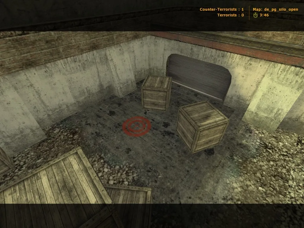 Скриншот  Карта de_pg_silo_open для CS 1.6 - Тактические возможности и баланс