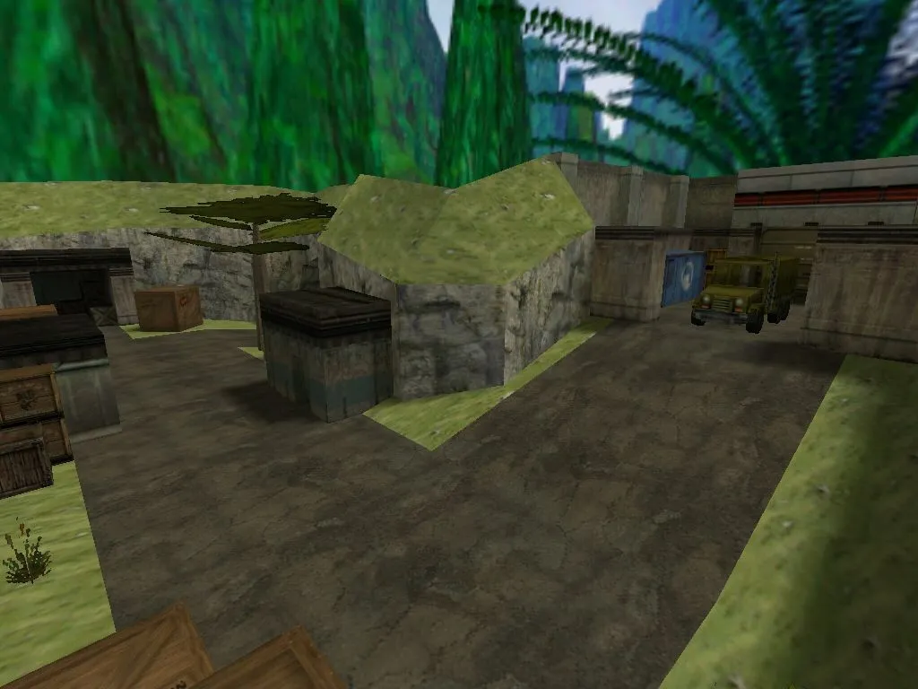 Скриншот  de_bridge для CS 1.6: баланс сторон, точки, боты (.nav), оптимизация wpoly/epoly