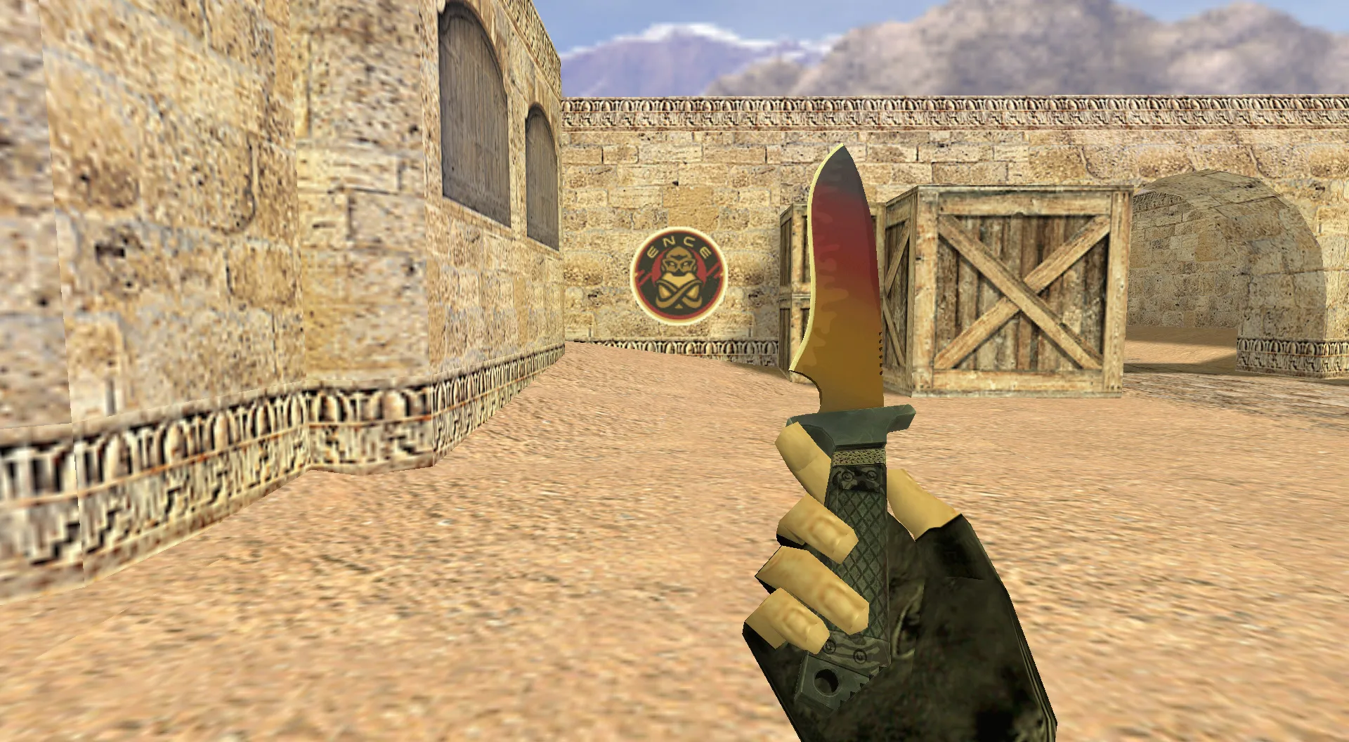 Скриншот Граффити ENCE eSports Logo для CS 1.6 - Погрузитесь в мир киберспорта