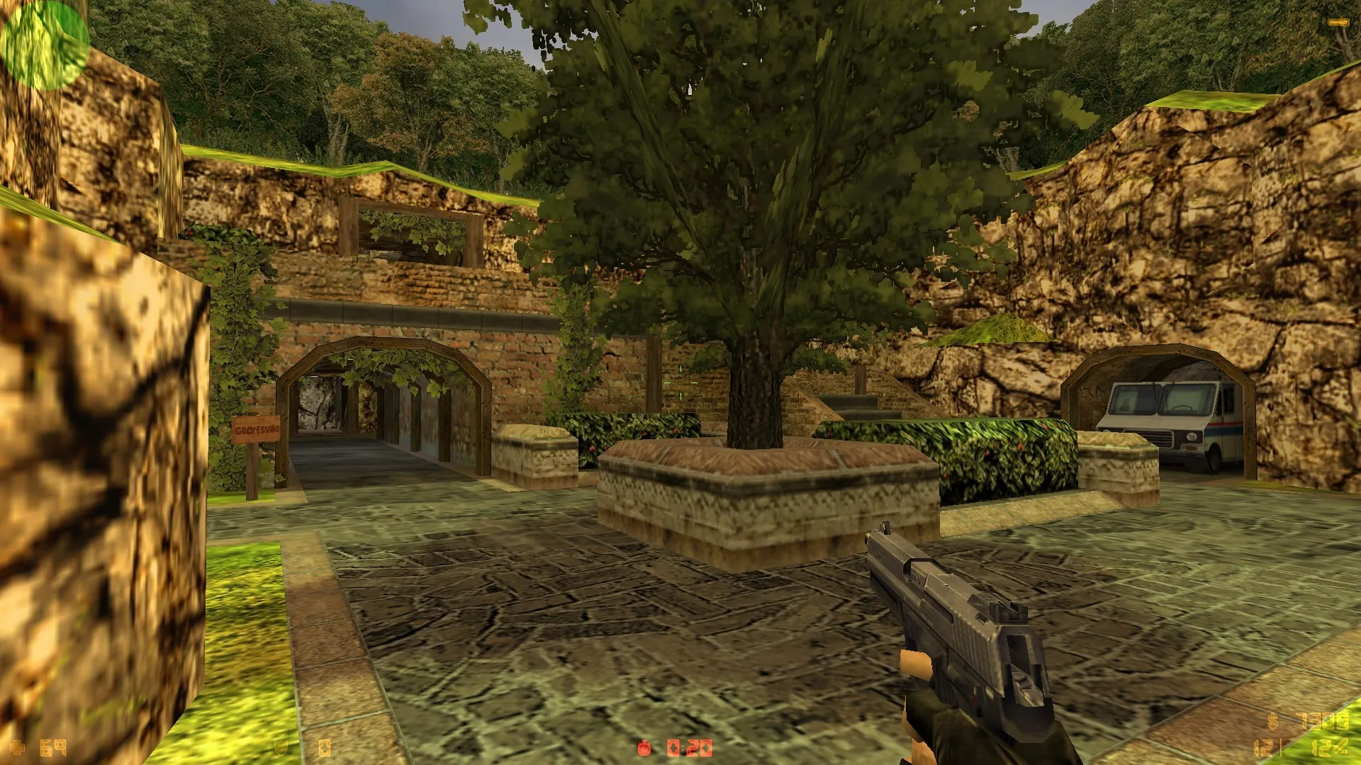 Скриншот  Карта de_crystal_v2 для CS 1.6: баланс сторон, тактика, оптимизация и .nav для ботов