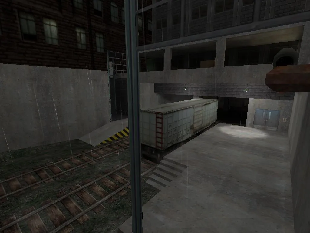 Скриншот de_aztec_urban для CS 1.6: разбор карты, точки, .nav и оптимизация wpoly/epoly