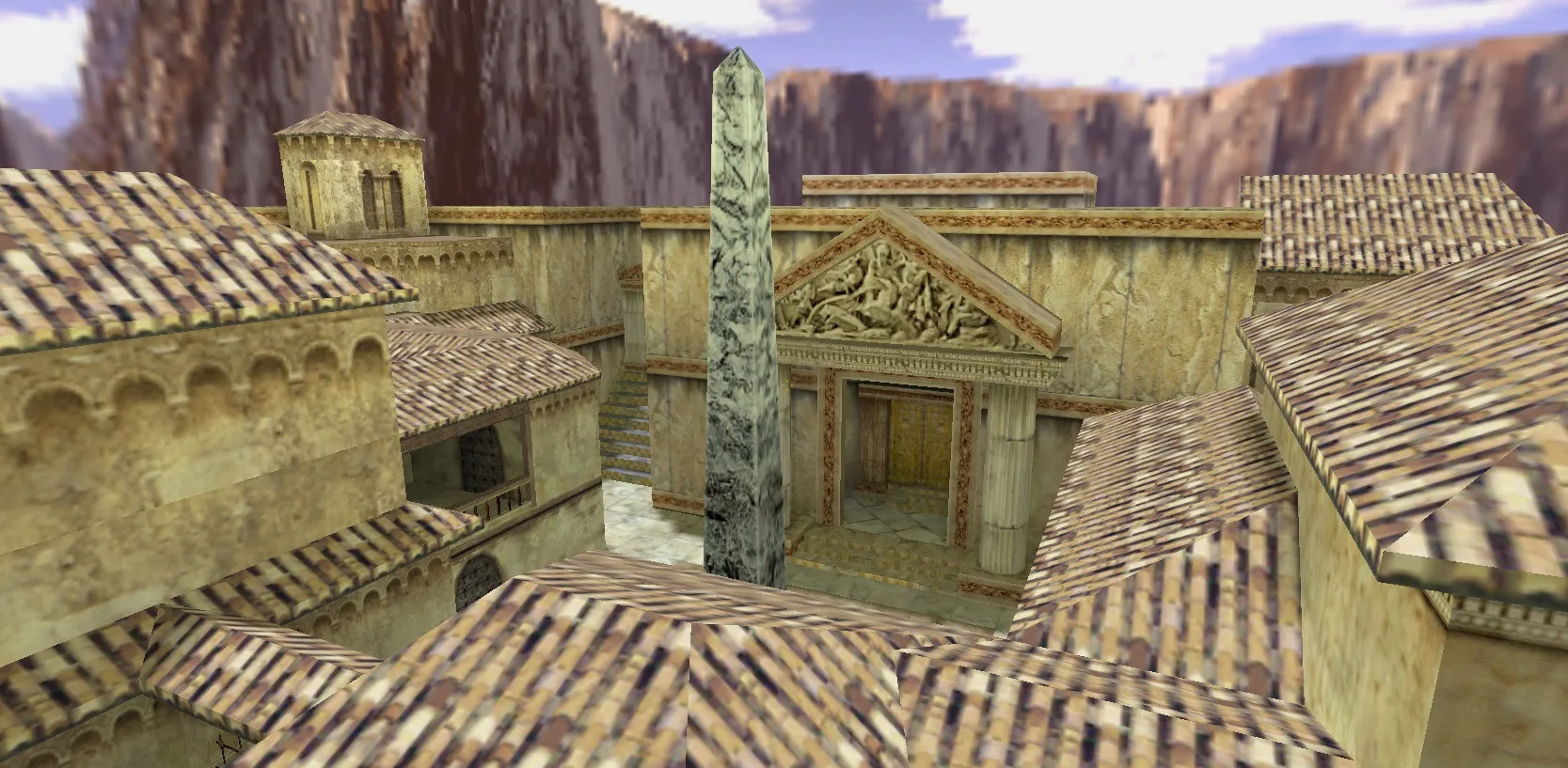 Скриншот  Карта de_troy для CS 1.6: Тактики и детали