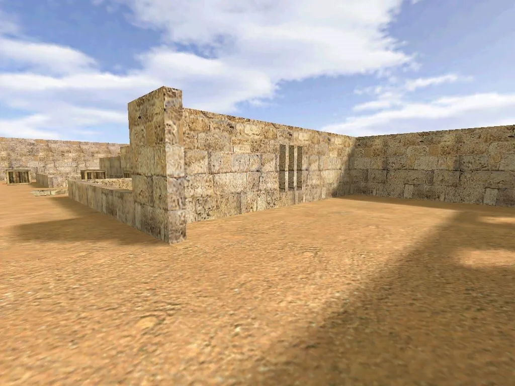 Скриншот  Карта de_quickdust для Counter-Strike 1.6: тактика и детали