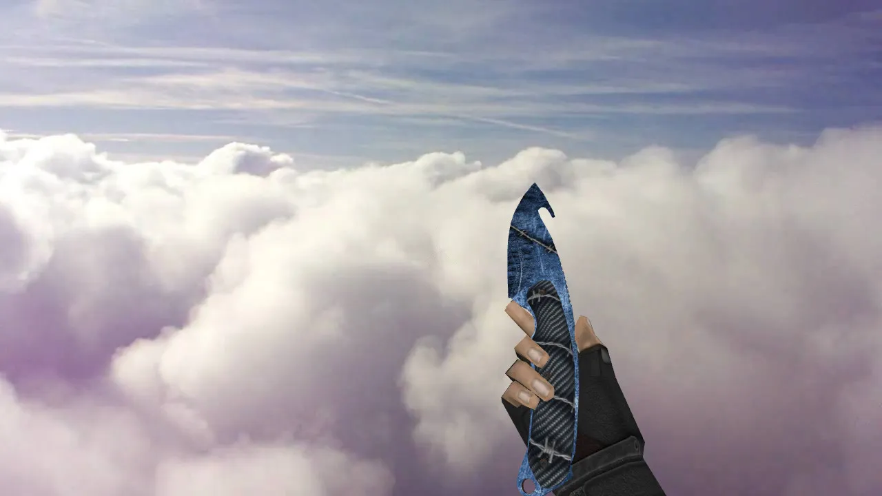 Скриншот Модель ножа Gut Knife Vibranium v_ для CS 1.6: звуки, анимация осмотра, текстуры, настройка и установка