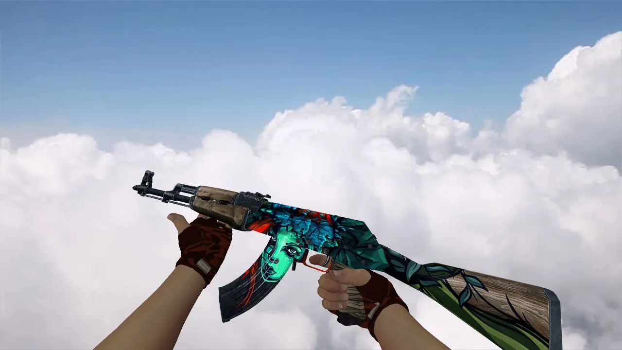 Скриншот Модель «AK-47 Cursed Ivy» для CS 1.6 - Скачай сейчас