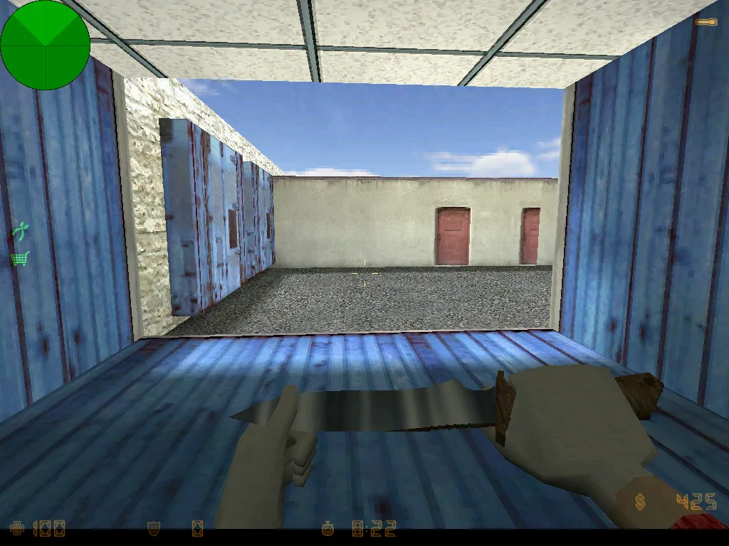 Скриншот  Карта de_destroy для CS 1.6: точки, маршрут, .nav для ботов, оптимизация wpoly/epoly