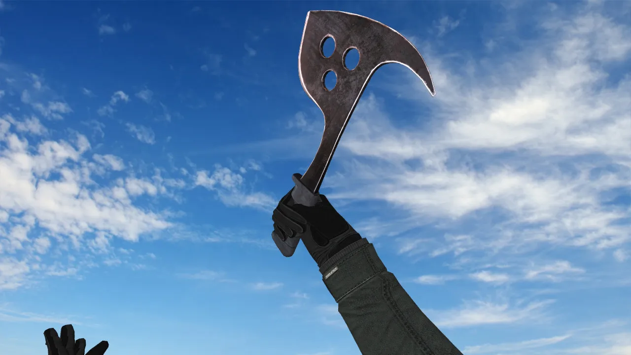 Скриншот Модель ножа «Sudden Attack Axe» v нож для CS 1.6: v_ p_ w_ модели, звук, анимация осмотра, текстуры