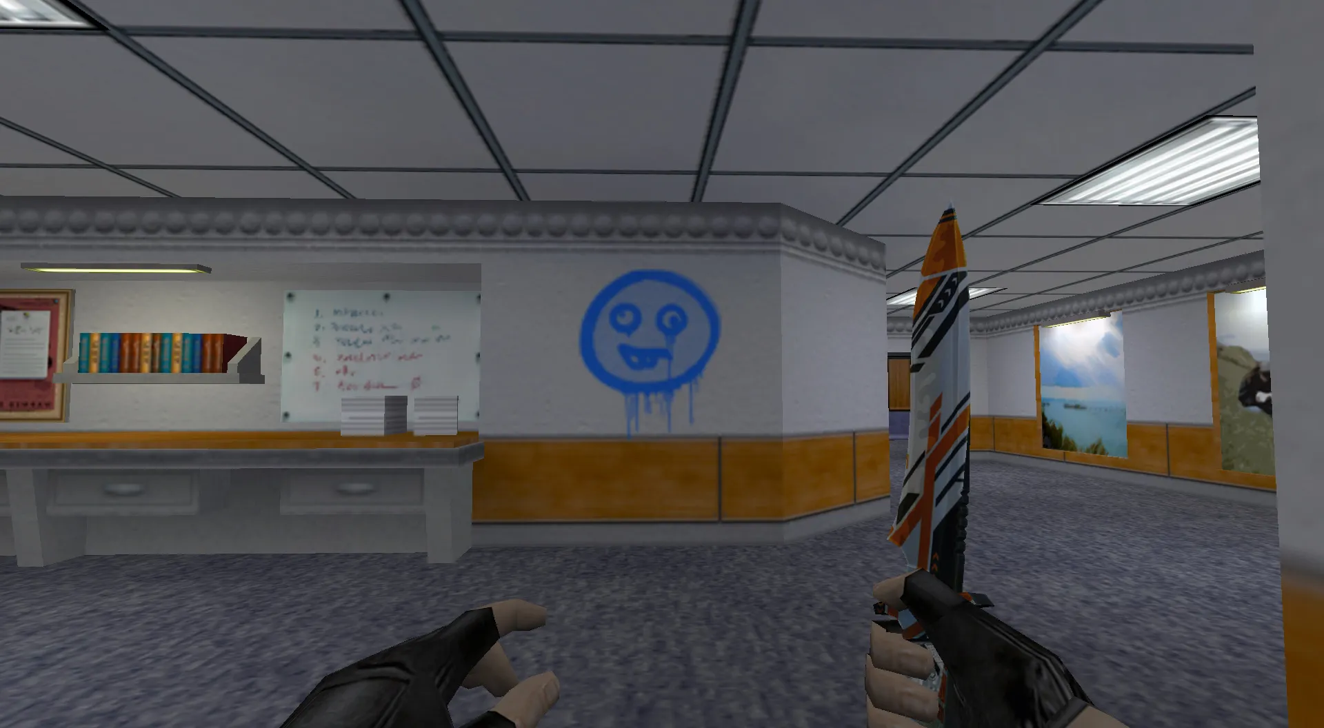 Скриншот Граффити «Глупыш» для CS 1.6 — Уникальный стиль из CS:GO