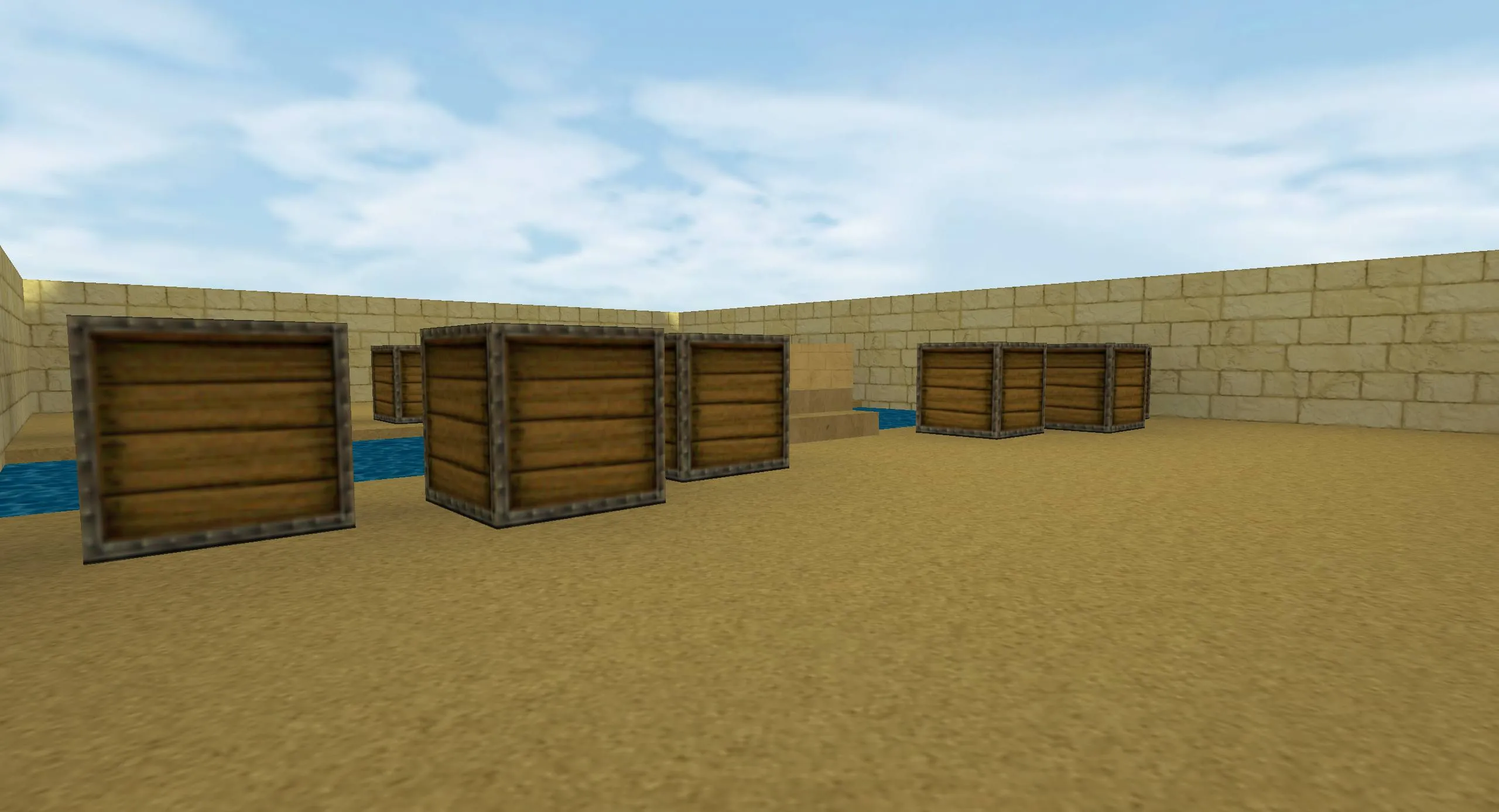 Скриншот  xrt_dm_sand — FY карта для CS 1.6: спавны, точки, навигация ботов, оптимизация и запуск