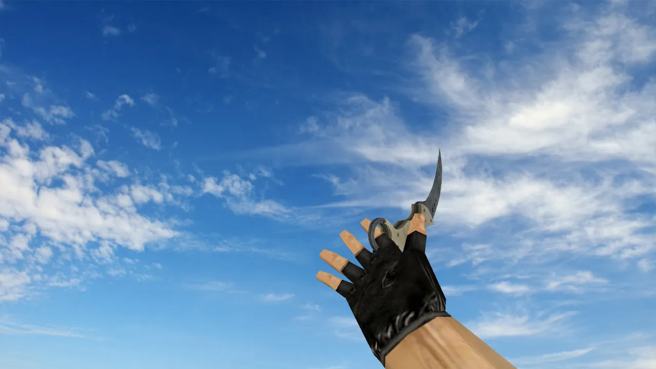 Скриншот Модель «Talon Knife Default» v_ для CS 1.6: p_ w_ файлы, звук, анимация осмотра и нормальные текстуры