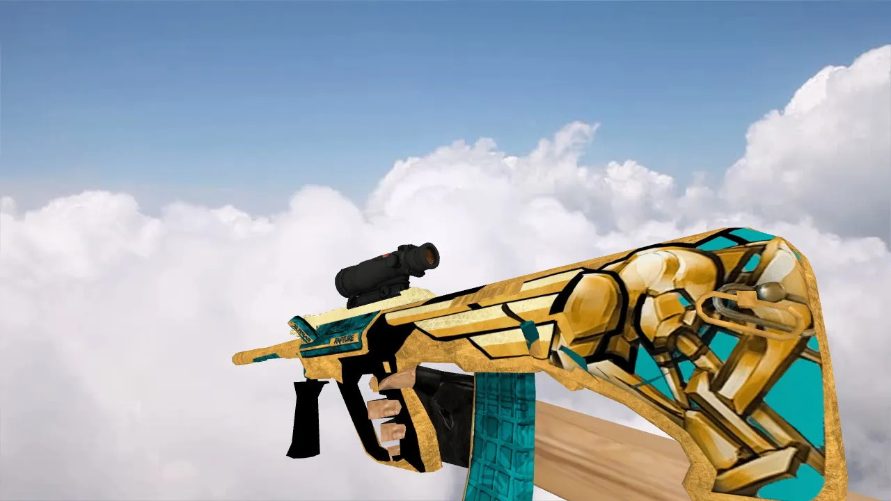 Скриншот Модель AUG Deco для CS 1.6 - Уникальный стиль и функциональность