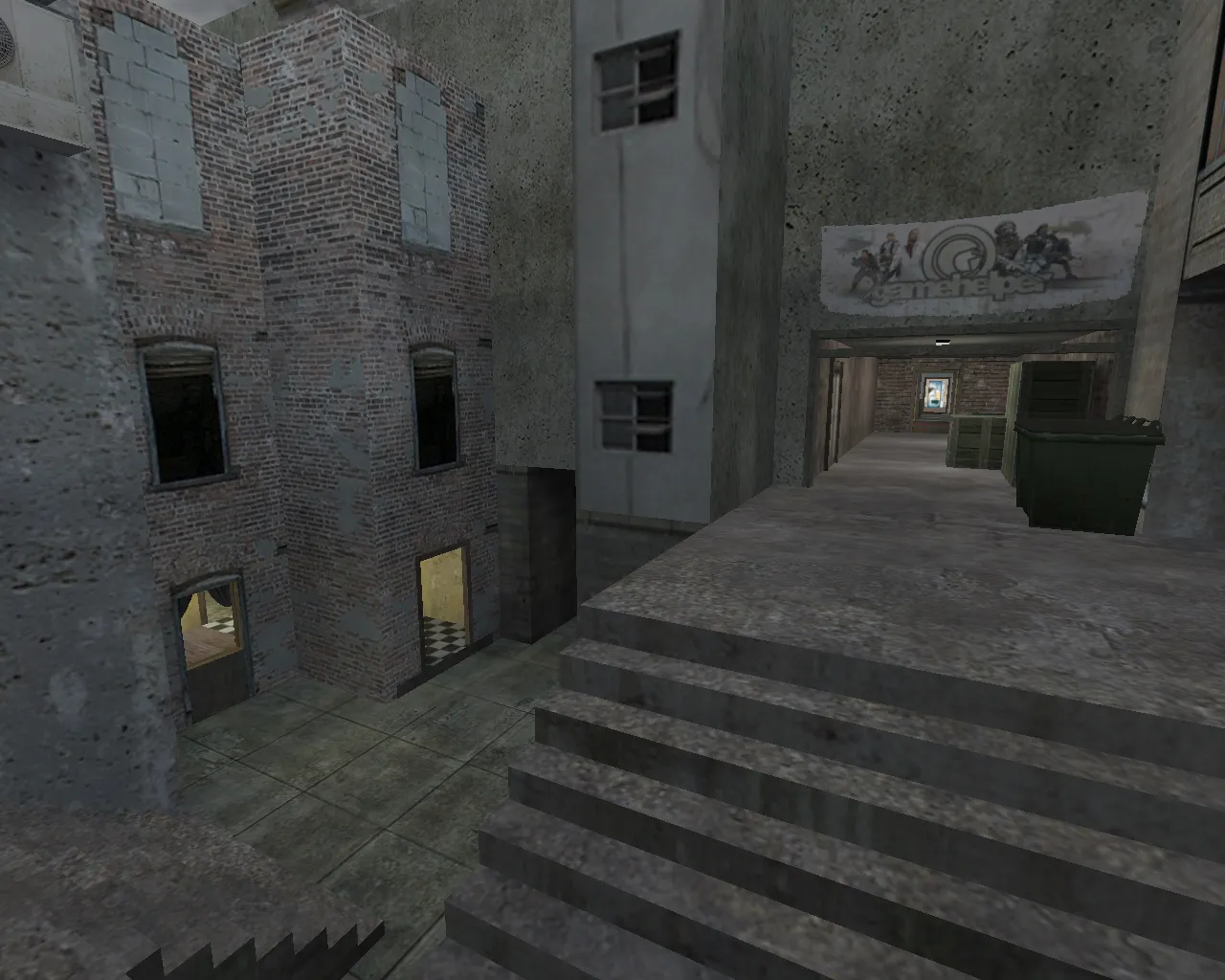 Скриншот  Карта de_skidrow_2010 для CS 1.6 - Тактические особенности и оптимизация