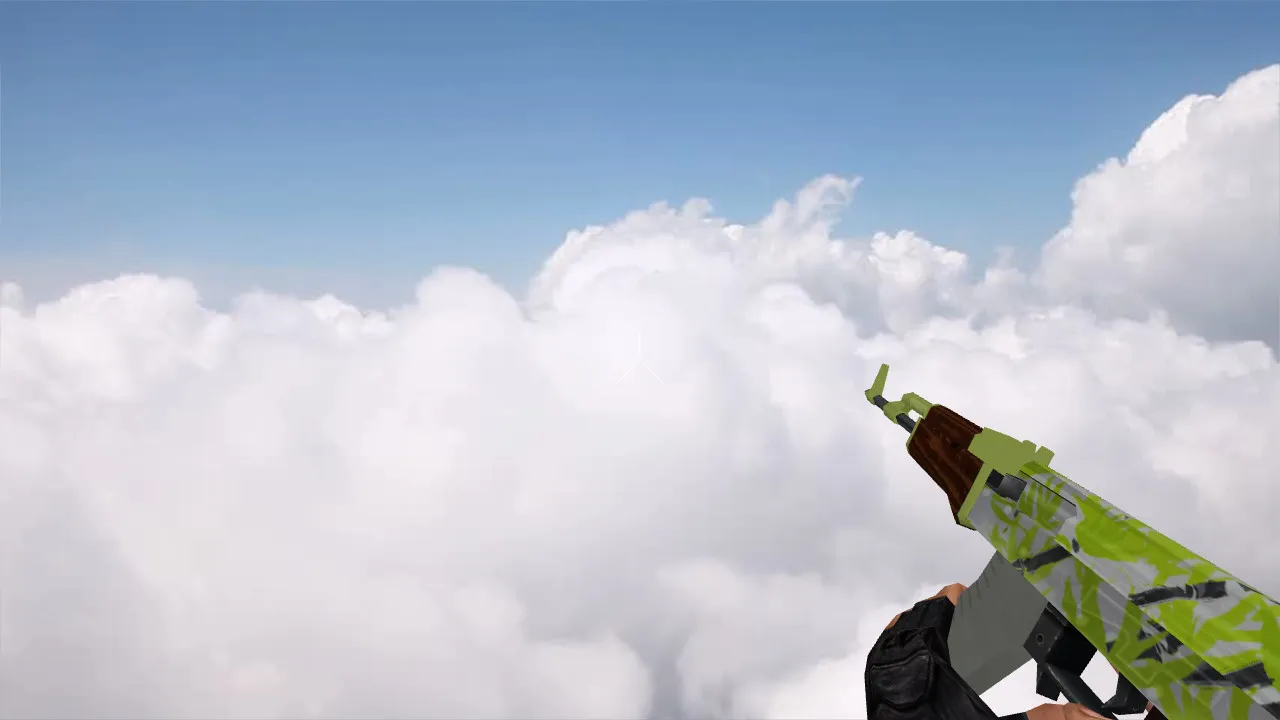 Скриншот Модель v_ak47 «Стандартный АК-47 Гидропоника» для CS 1.6: p_ и w_ модели, звуки, анимация осмотра