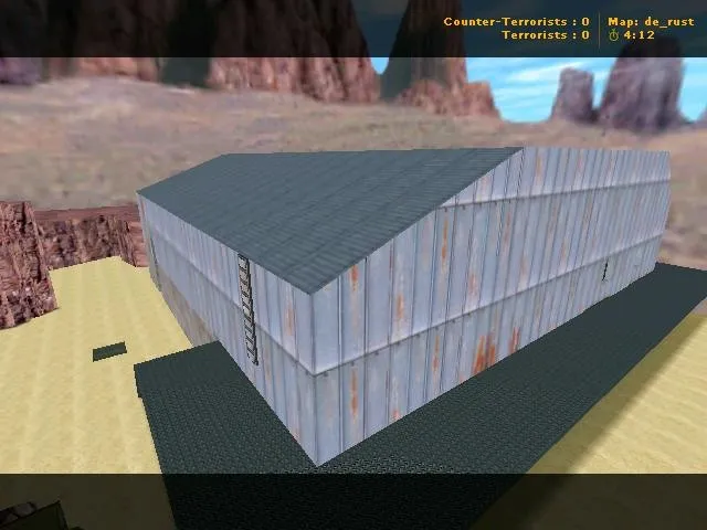 Скриншот  Карта de_rust для CS 1.6 - Тактические возможности и баланс