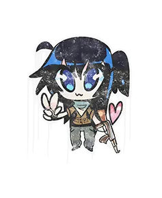 Скриншот Граффити «Кавайный террорист» для CS 1.6 - Добавьте шарм в игру