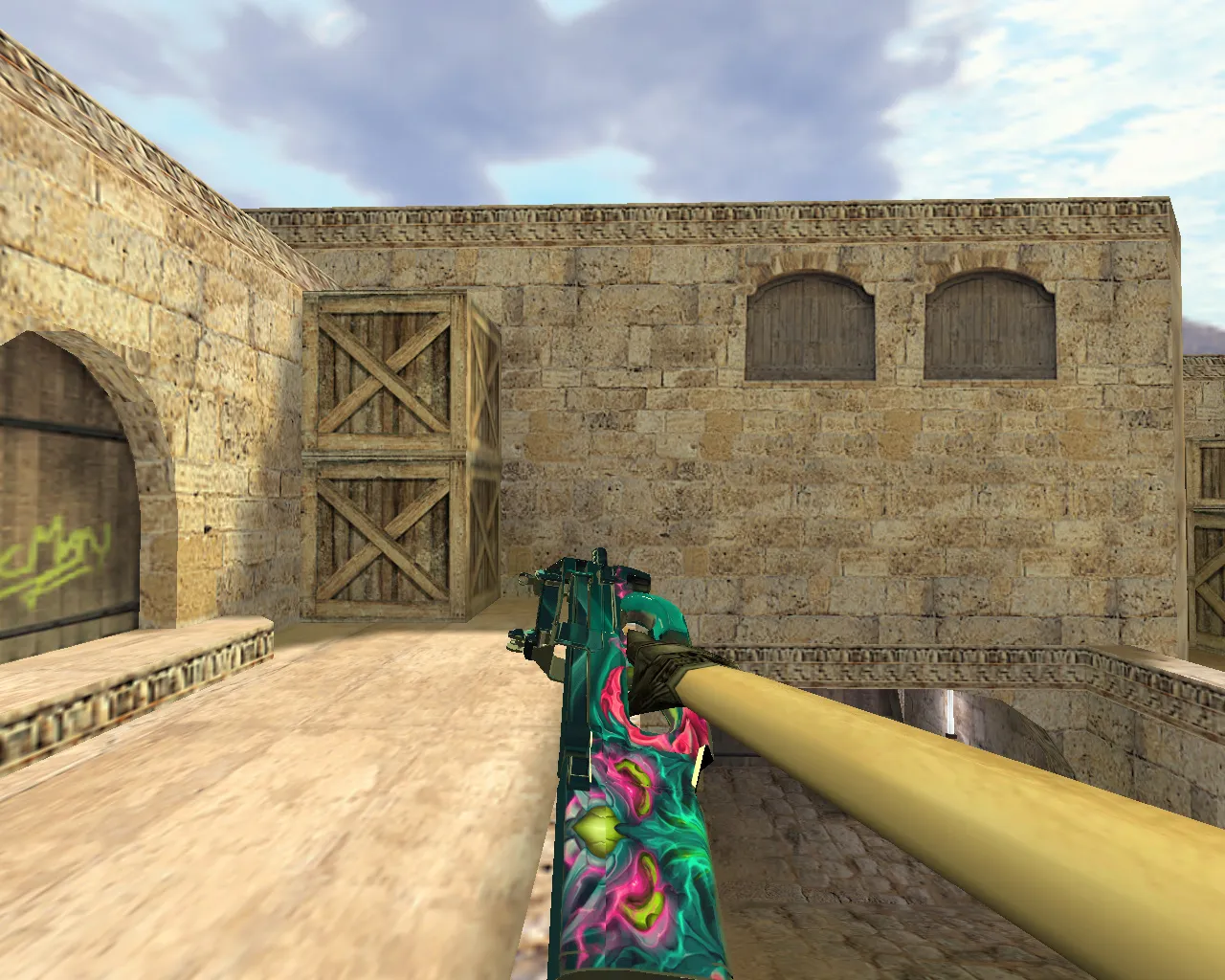 Скриншот Модель «P90 Дух ярости» для CS 1.6