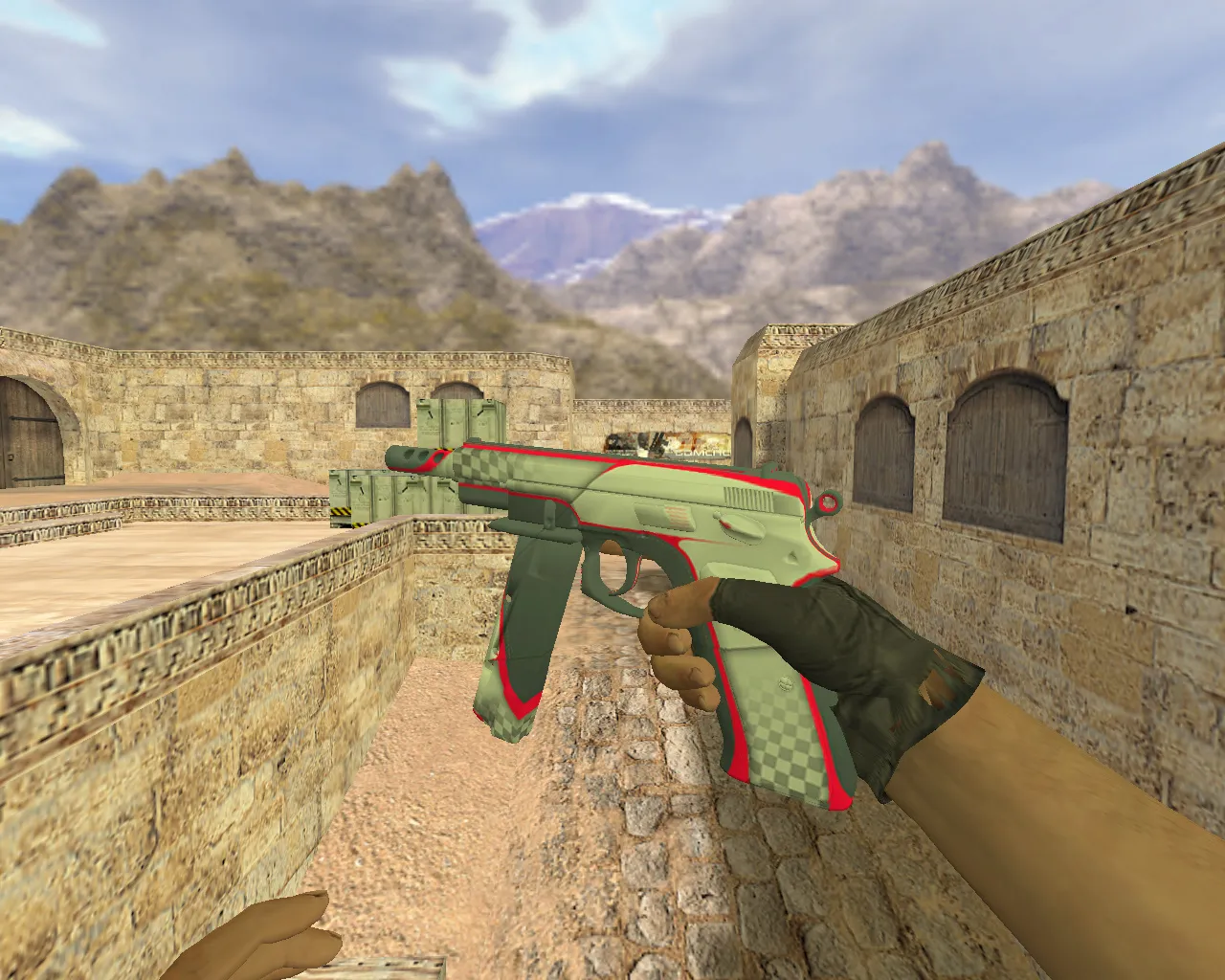 Скриншот  Модель «CZ-75 Поул-позиция» для CS 1.6: Уникальный стиль и качество