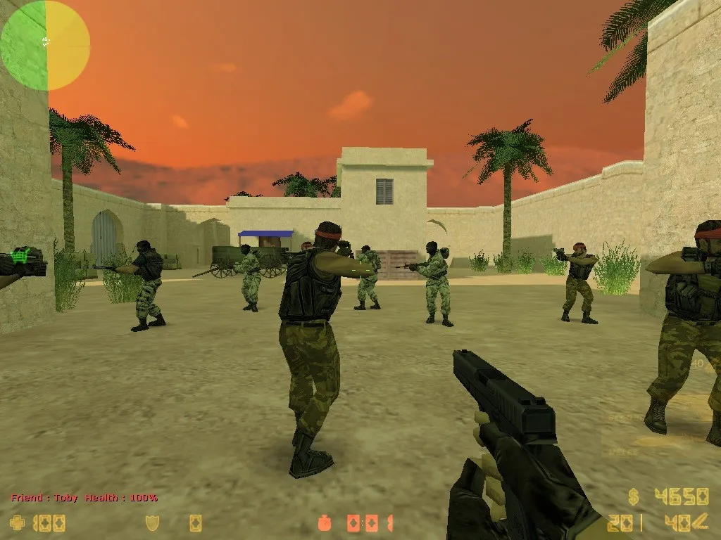 Скриншот  de_arres карта для CS 1.6: тактика за CT и T, точки, .nav, оптимизация wpoly/epoly