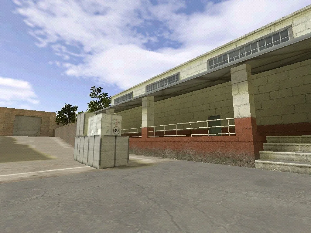 Скриншот Карта de_supply для CS 1.6 - Подробный обзор и тактики