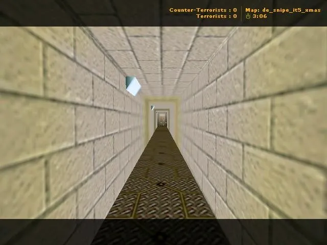 Скриншот Карта de_snipe_it5_xmas для CS 1.6 - тактика и особенности