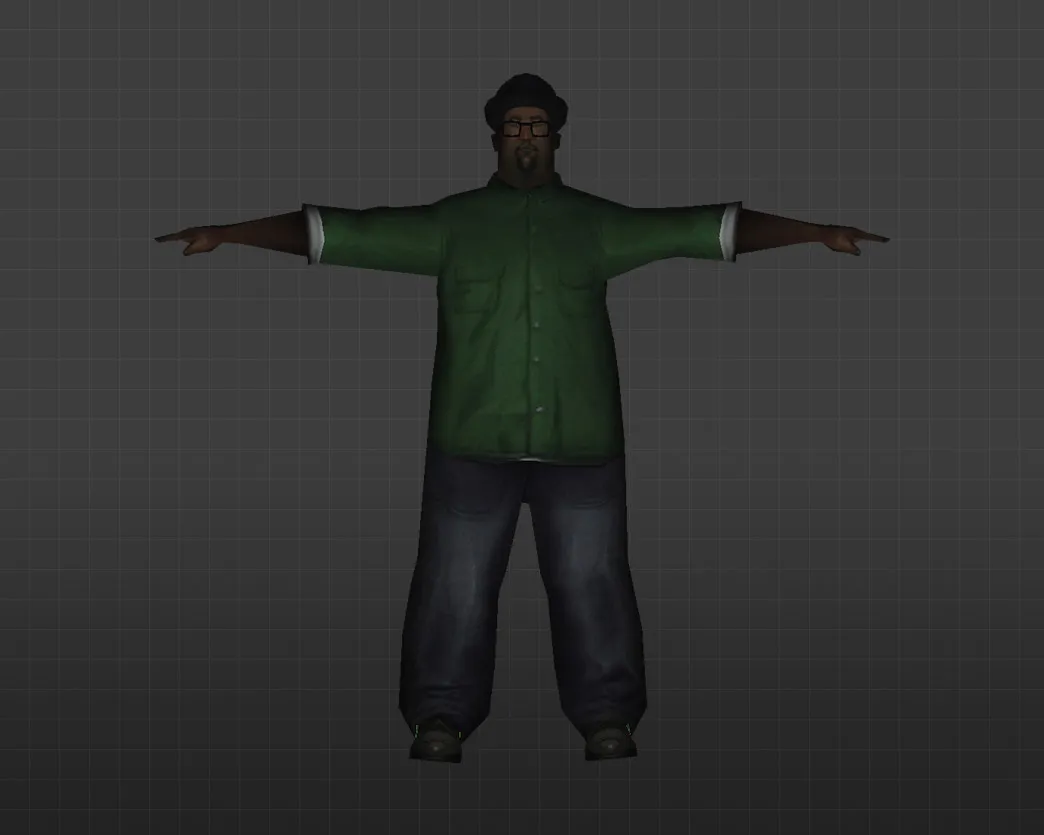 Скриншот Модель «Биг Смоук» для CS 1.6 - Уникальная модель игрока