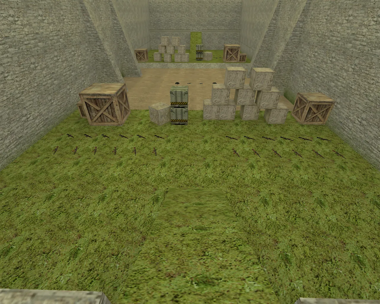 Скриншот  aim_headshot — AIM карта для CS 1.6: headshot тренировка, точки респа, .nav и оптимизация