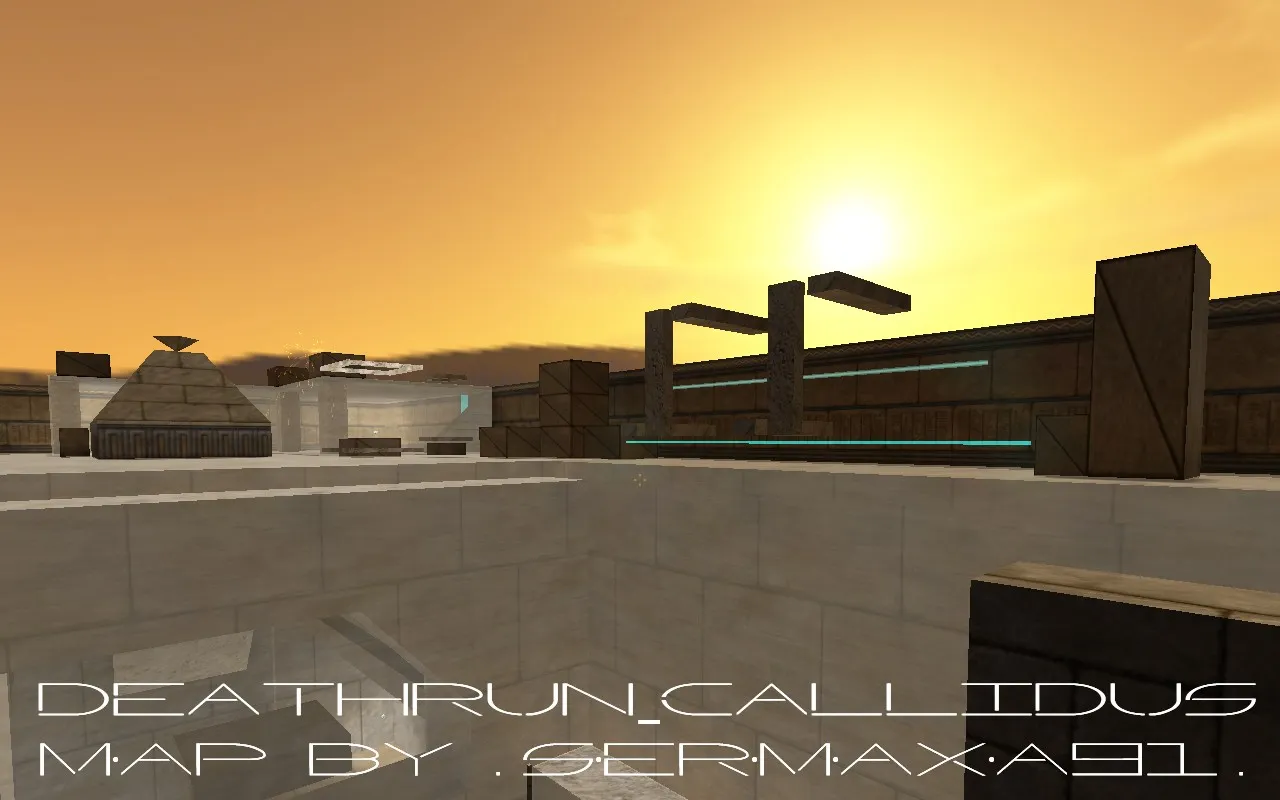 Скриншот  deathrun_callidus для CS 1.6: тактика за терр и CT, точки, .nav, оптимизация карты