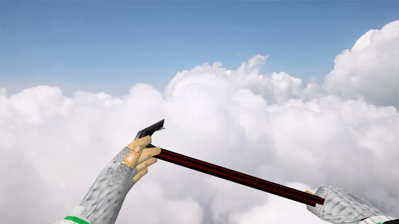 Скриншот Модель ножа «Arm Torch» для CS 1.6: v_, p_, w_ модели, анимация осмотра, звуки и текстуры