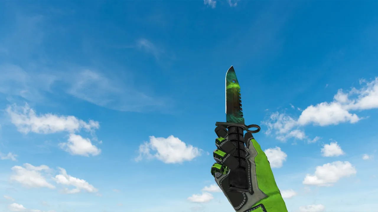 Скриншот Модель ножа v_ / p_ / w_ M9 Bayonet Gamma Doppler Phase 4 для CS 1.6: звуки, анимация осмотра, текстуры