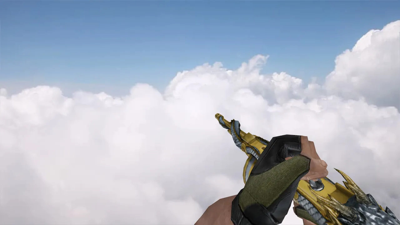 Скриншот Модель UMP-45 Thompson-Infernal Dragon Dragon Noble Gold для CS 1.6