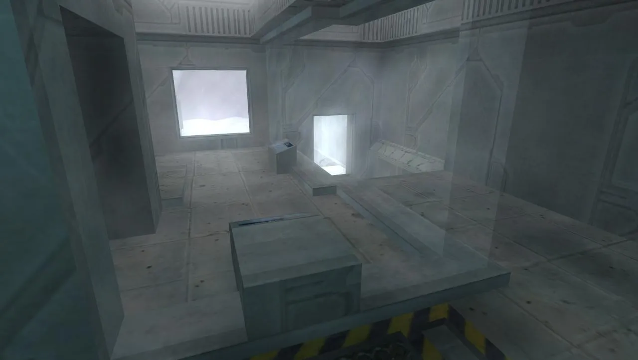 Скриншот  Карта deathrun_whitish для CS 1.6: точки, тайминги, .nav и оптимизация wpoly/epoly