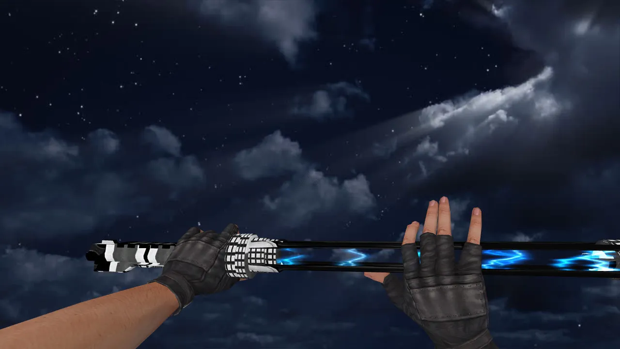 Скриншот Energy Plasma Sword v_knife модель для CS 1.6: звуки, анимация осмотра, качество текстур и настройка