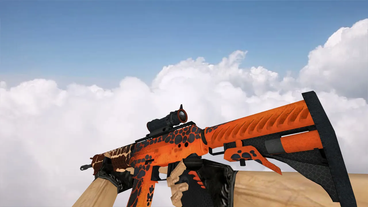 Скриншот Модель SG-553 «Дикая моль» для CS 1.6 - Оружие с уникальным стилем