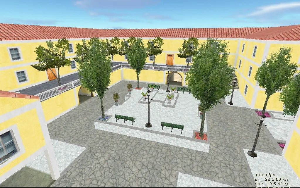 Скриншот  de_farniente карта для CS 1.6: тактика, точки, .nav для ботов, оптимизация и установка